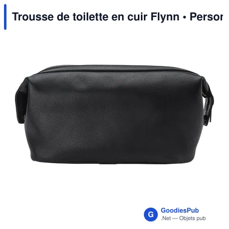Trousse de toilette en cuir Flynn