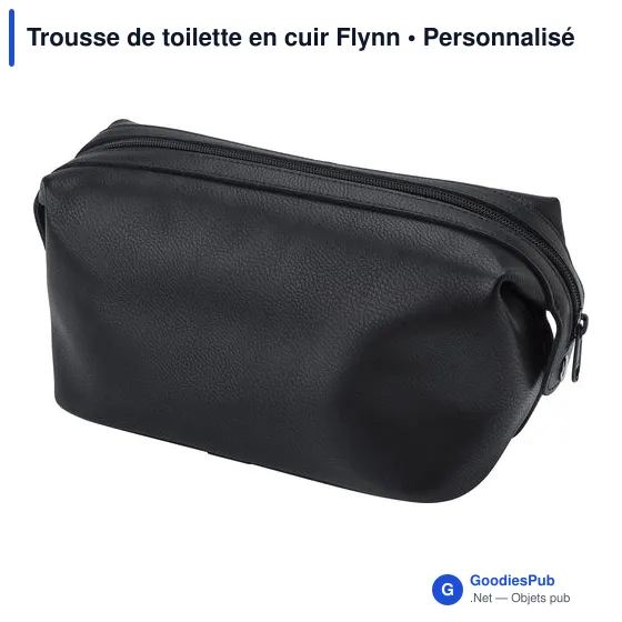 Trousse de toilette en cuir Flynn - Image 2