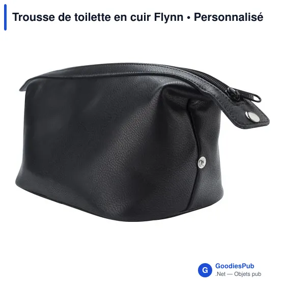 Trousse de toilette en cuir Flynn - Image 4