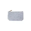 Variante gris clair - Trousse de toilette personnalisable en feutre rPET avec logo - Lucy