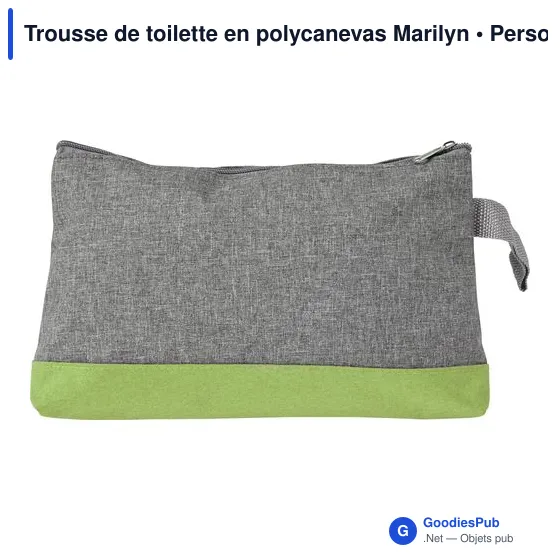 Trousse de toilette en polycanevas Marilyn - Image 1