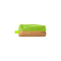 Variante vert - Trousse de toilette personnalisable en polyester avec logo - Lynn