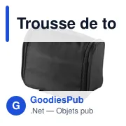 Trousse de toilette en polyester Noëlle - Miniature 2