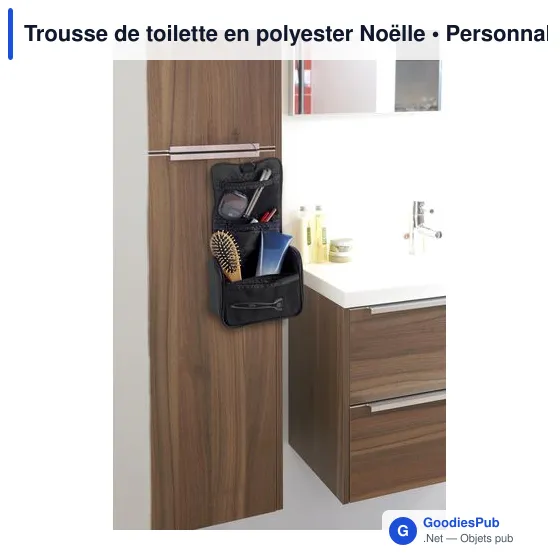 Trousse de toilette en polyester Noëlle - Image 3