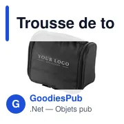 Trousse de toilette en polyester Noëlle - Miniature 4