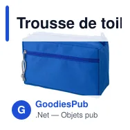 Trousse de toilette personnalisable en rPET avec logo - Natasha - Miniature 11