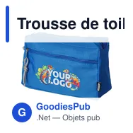 Trousse de toilette personnalisable en rPET avec logo - Natasha - Miniature 3