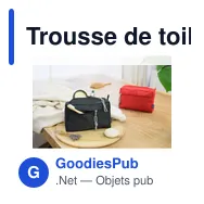 Trousse de toilette personnalisable en rPET avec logo - Natasha - Miniature 6