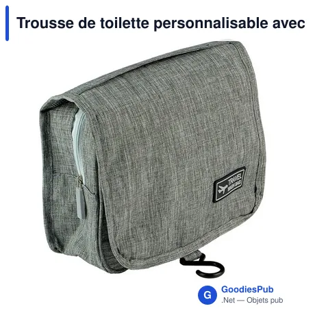 Trousse de toilette personnalisable avec logo | Gloria