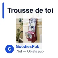 Trousse de toilette personnalisable avec logo | Gloria - Miniature 12