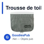Trousse de toilette personnalisable avec logo | Gloria - Miniature 9