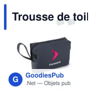 Trousse de toilette personnalisable en polyester 210D avec logo - InSideOut Carry Care - Miniature 1