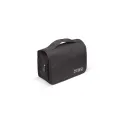 Variante Noir - Trousse de toilette personnalisable en polyester avec logo - Voyage