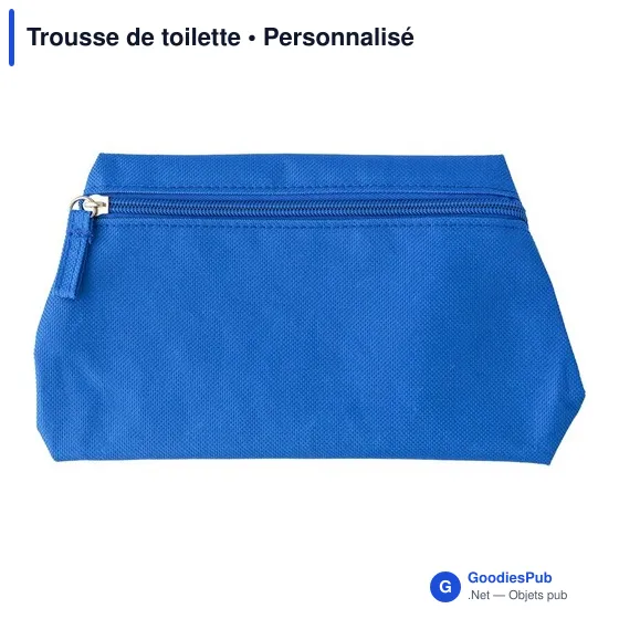 Trousse de toilette personnalisable avec logo - modèle conique - Image 2