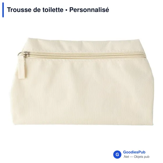Trousse de toilette personnalisable avec logo - modèle conique - Image 3