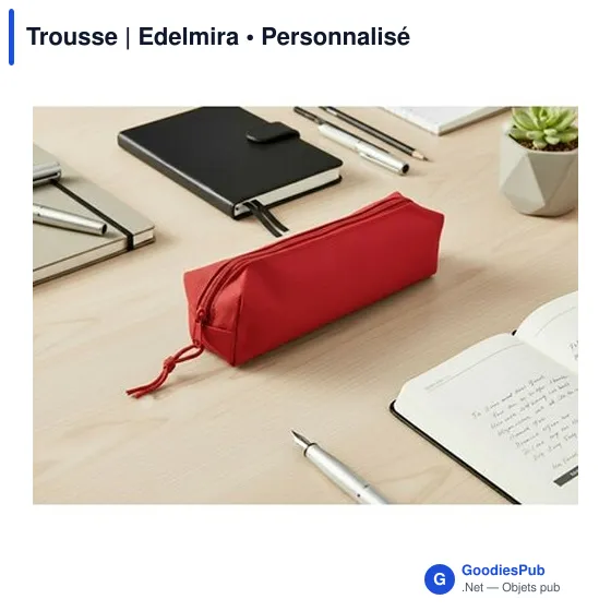 Trousse personnalisable en polyester avec logo - Edelmira - Image 2