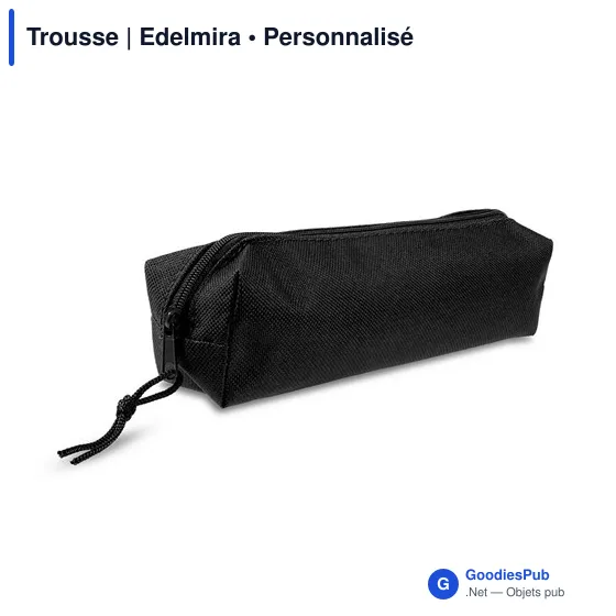 Trousse personnalisable en polyester avec logo - Edelmira - Image 4