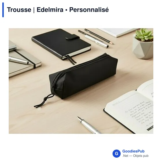 Trousse personnalisable en polyester avec logo - Edelmira - Image 5