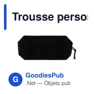 Trousse personnalisable en polyester avec logo - Edelmira - Miniature 6