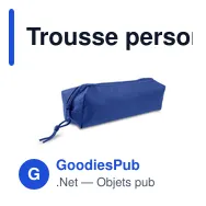 Trousse personnalisable en polyester avec logo - Edelmira - Miniature 7