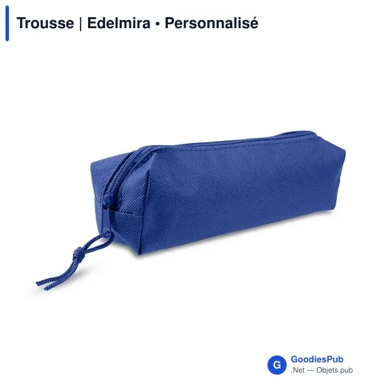 Trousse personnalisable en polyester avec logo - Edelmira - Image 7
