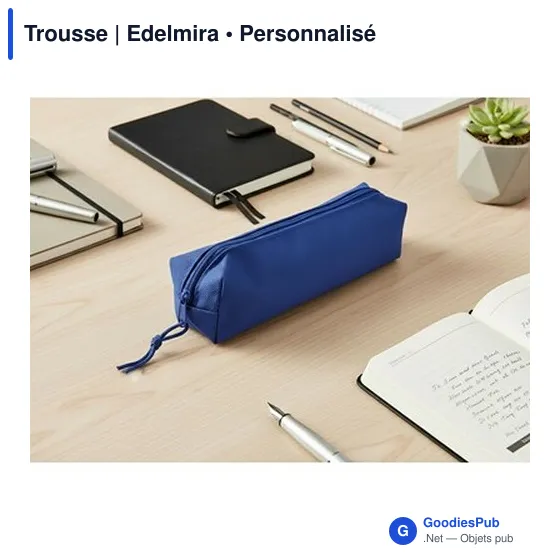 Trousse personnalisable en polyester avec logo - Edelmira - Image 8