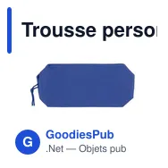 Trousse personnalisable en polyester avec logo - Edelmira - Miniature 9