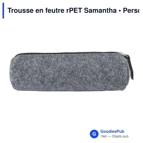 Trousse en feutre rPET Samantha
