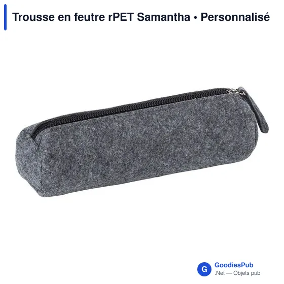 Trousse en feutre rPET Samantha - Image 4