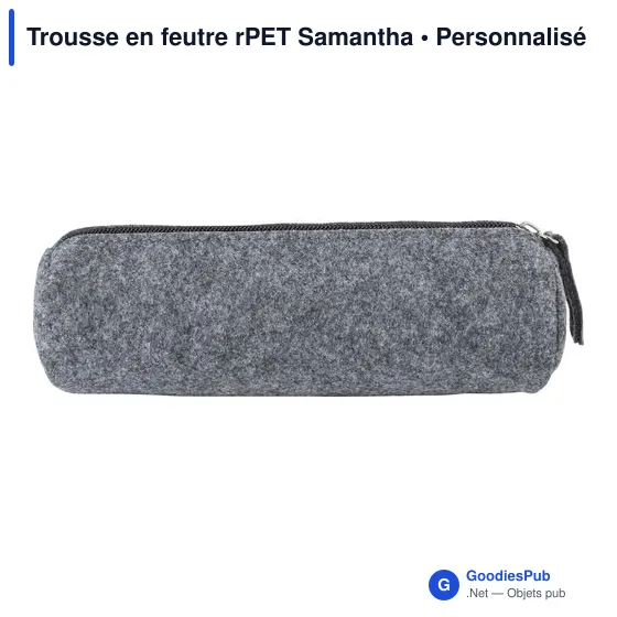 Trousse en feutre rPET Samantha - Image 5