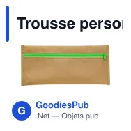 Trousse personnalisable en non-tissé avec logo - Bilal - Miniature 3