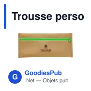 Trousse personnalisable en non-tissé avec logo - Bilal - Miniature 7