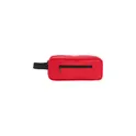 Variante rouge - Trousse à stylo personnalisable en nylon Iago avec logo