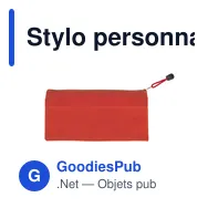 Stylo personnalisable avec logo pour objets publicitaires B2B - Miniature 11