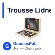 Trousse Lidner personnalisable avec logo - Set de coloriage en bois - Miniature 1