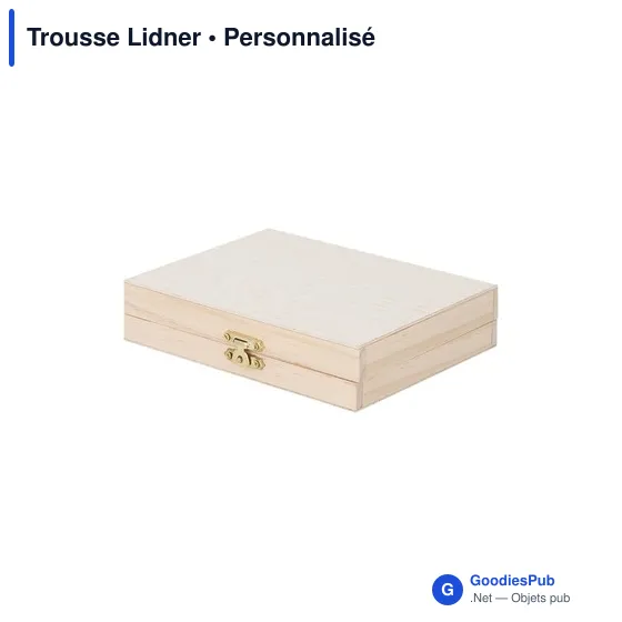 Trousse Lidner personnalisable avec logo - Set de coloriage en bois - Image 4