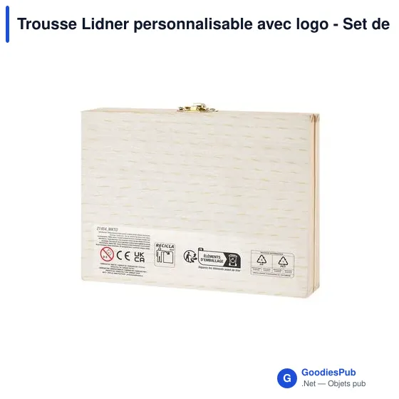 Trousse Lidner personnalisable avec logo - Set de coloriage en bois - Image 5