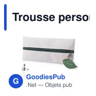 Trousse personnalisable Marfik avec logo - Écologique et pratique - Miniature 1