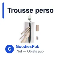 Trousse personnalisable Marfik avec logo - Écologique et pratique - Miniature 2