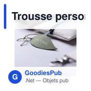 Trousse personnalisable Marfik avec logo - Écologique et pratique - Miniature 3
