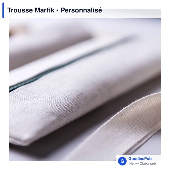 Trousse personnalisable Marfik avec logo - Écologique et pratique - Image 9