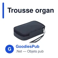 Trousse organisatrice personnalisable pour logo - Zimmer - Miniature 1