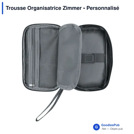 Trousse organisatrice personnalisable pour logo - Zimmer - Image 11