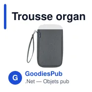 Trousse organisatrice personnalisable pour logo - Zimmer - Miniature 7
