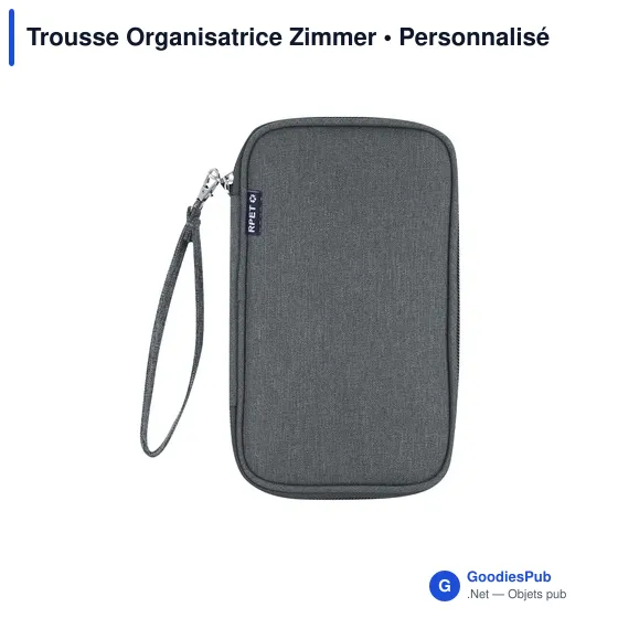 Trousse organisatrice personnalisable pour logo - Zimmer - Image 7