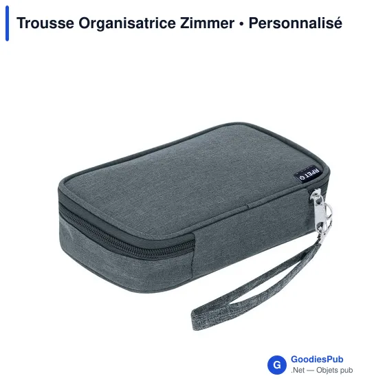 Trousse organisatrice personnalisable pour logo - Zimmer - Image 8