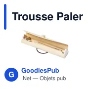 Trousse de papeterie personnalisable en bois avec logo - Trousse Palermo - Miniature 3