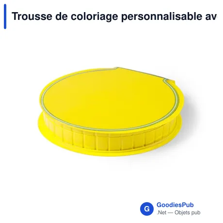 Trousse de coloriage personnalisable avec logo - Trousse Trinen