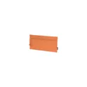 Variante orange - Trousse à stylo personnalisable Trubin avec logo en polyester recyclé