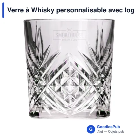 Verre à Whisky personnalisable avec logo - Troyes 300 ml